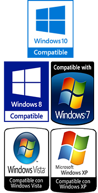 Microsoft Certified Partner. Compatible with Windows 8, Windows 7, Windows XP and Windows Vista